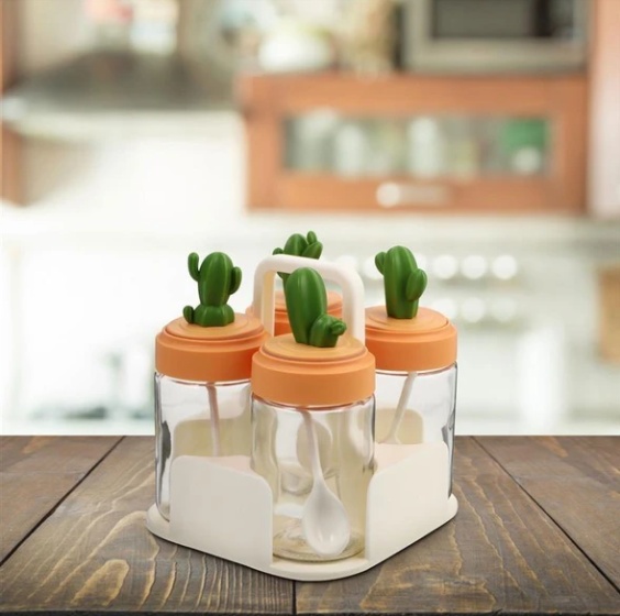 Kitchen Seasoning Jar Salt Shaker Portable Seasoning Bottle - Image 4