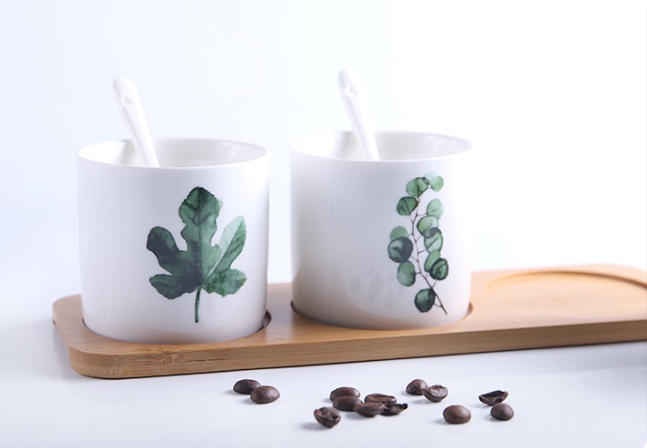 Ceramic seasoning bottle set - Image 2