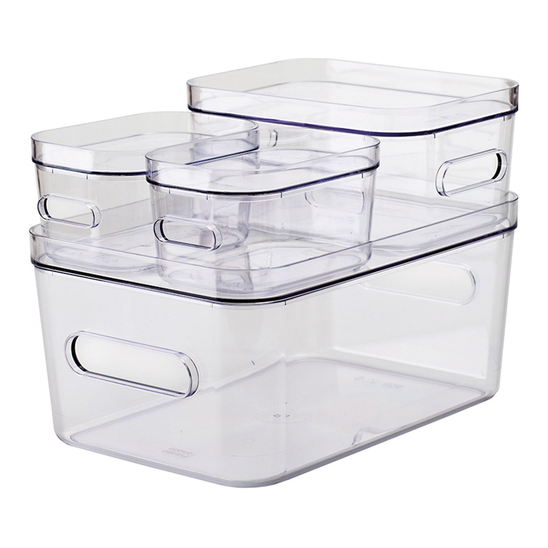 Clear Stacking Lidded Storage Box Bundle - Image 2