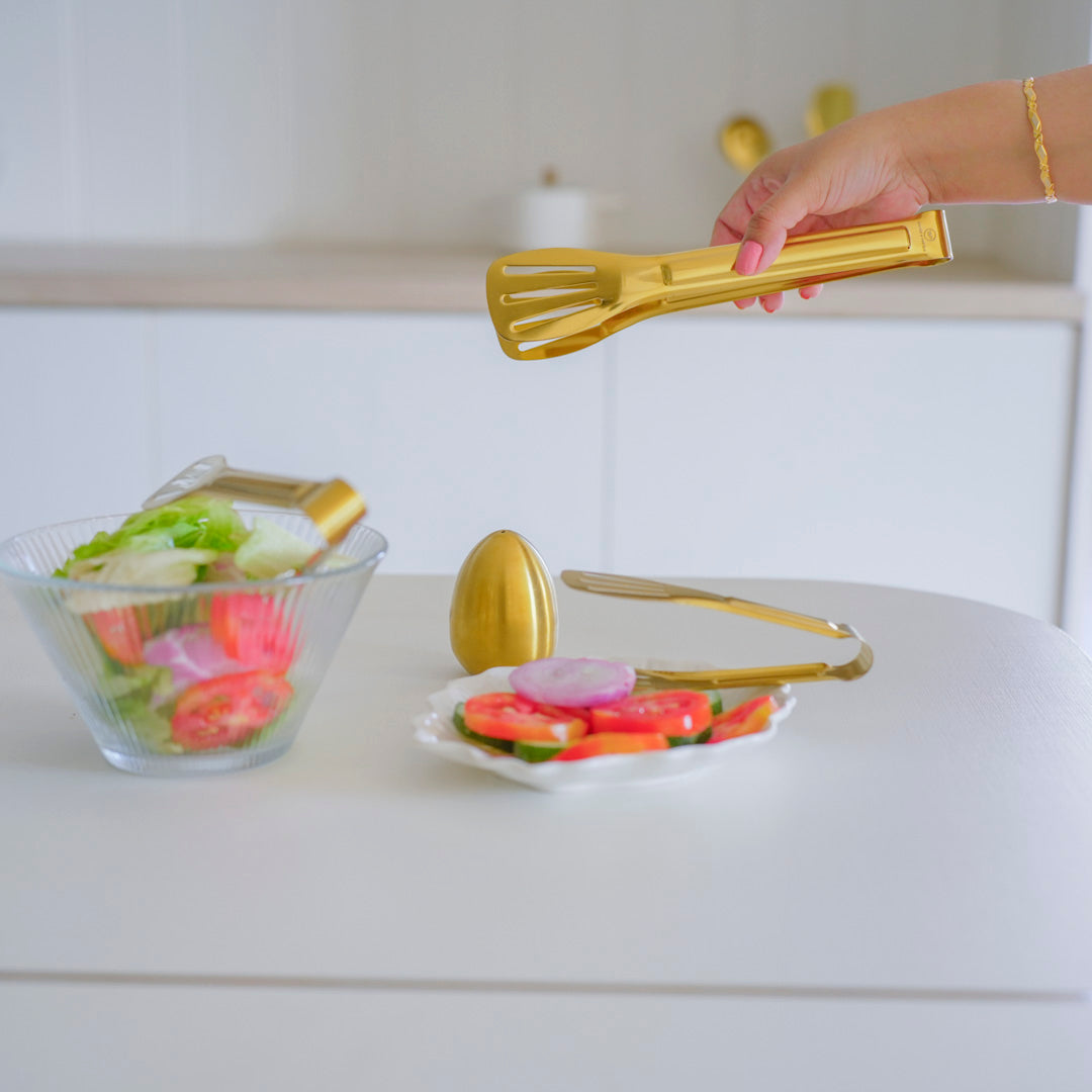 Classic Multipurpose Tong | 4 sizes | Gold & Silver | Stainless Steel - Image 36