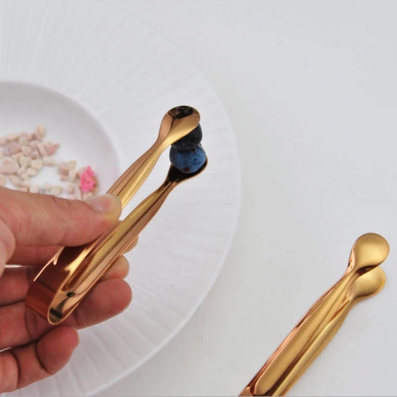 Gold Kitchen Accessories - Sugar Tong - Image 3