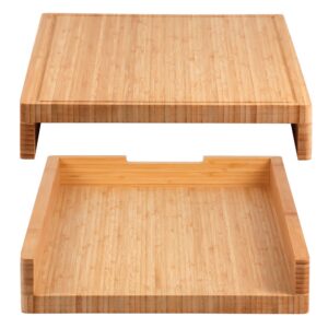 Stove Top Cover Range Burner Covers Bamboo Cutting Boards for Jenn Aire & Viking