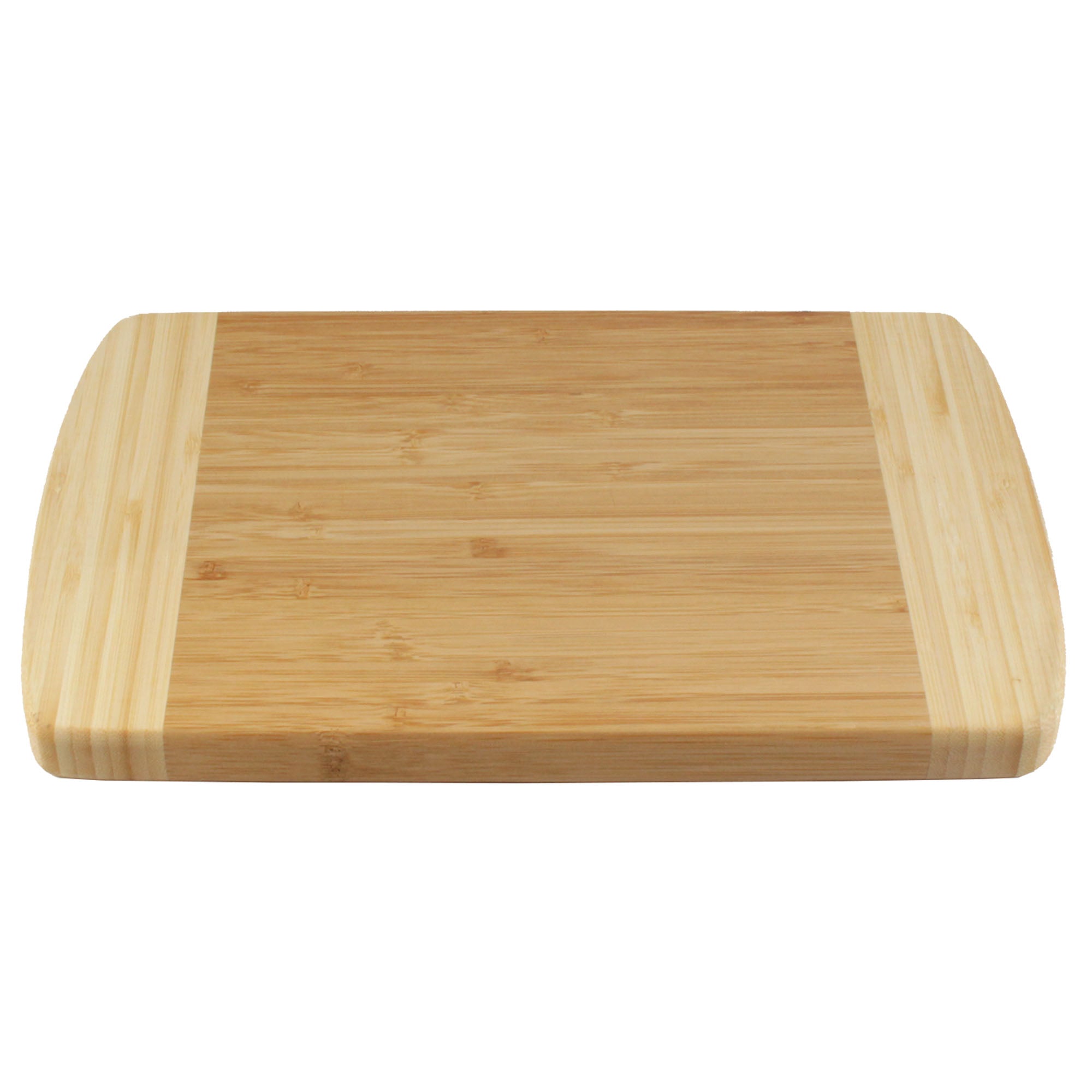 Small Two-Tone Bamboo Cutting Board 12" x 8" x 0.75" - Image 5