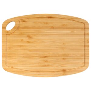 Vertical Cut Bamboo Cutting Board with Hanging Hole 11.75" x 8.63" x 0.40"/0.75"