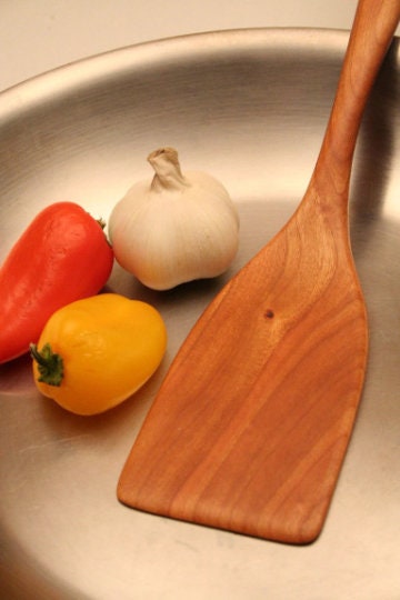 Wooden spatula kitchen cooking utensil handmade of Walnut wood - Image 8