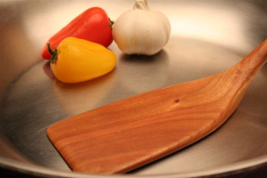 Wooden spatula kitchen cooking utensil handmade of Walnut wood - Image 9