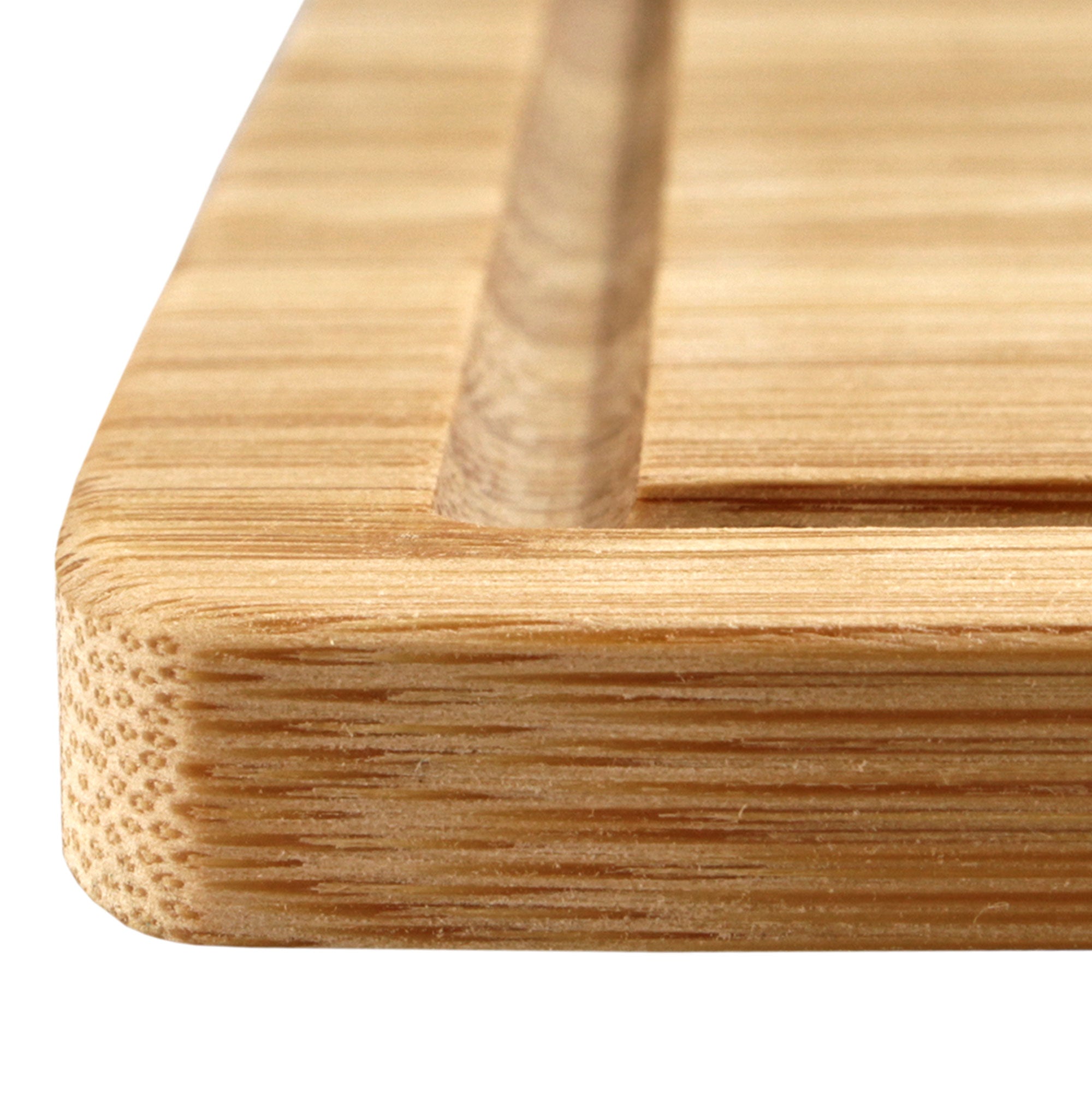 Flat Grooved Thin Bamboo Cutting Board 13" x 9" x 0.4" - Image 4